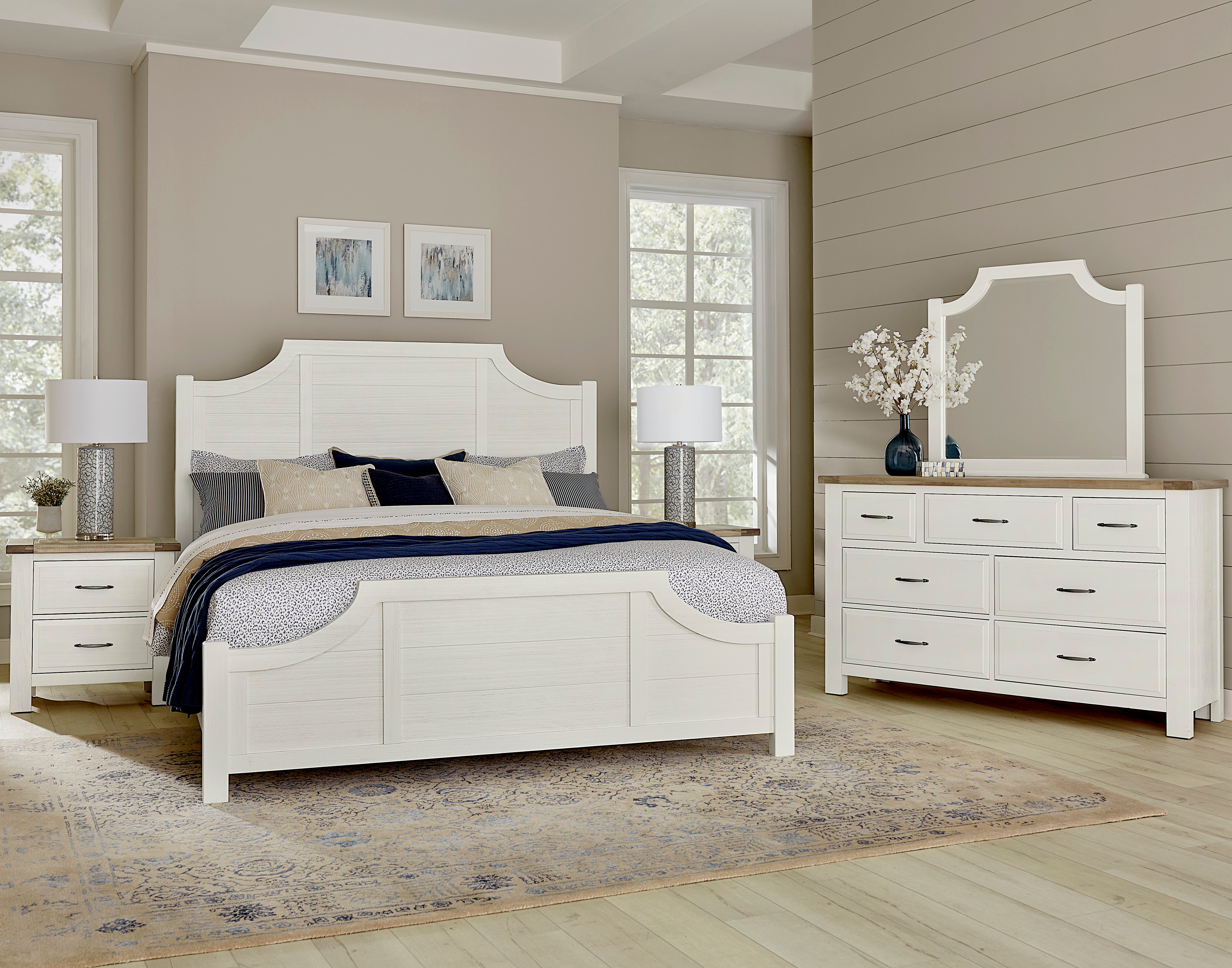 Artisan & Post Maple Road-Two Tone Nightstand - 2 Drawer in Two Tone