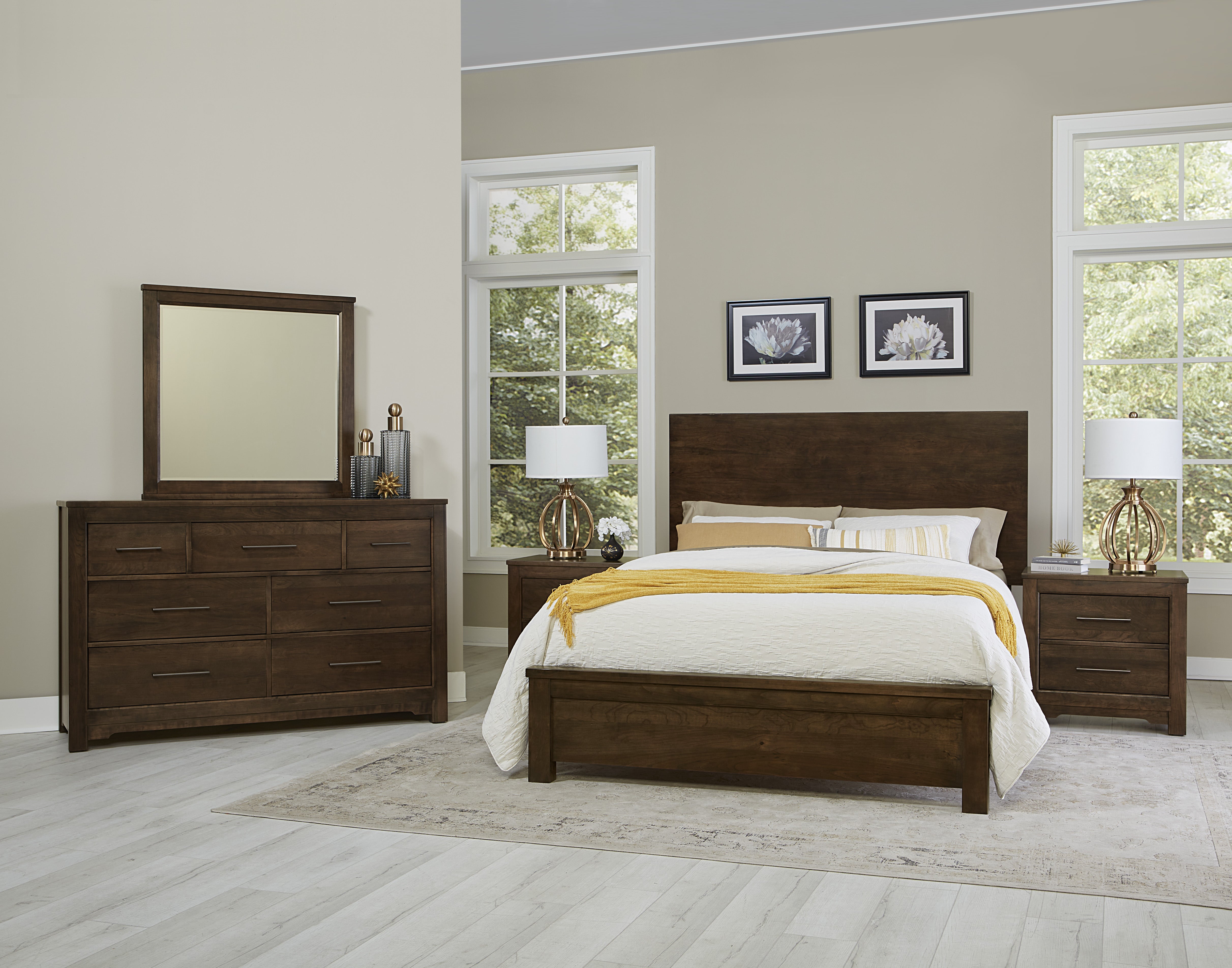 Artisan & Post Crafted Cherry Plank Bed