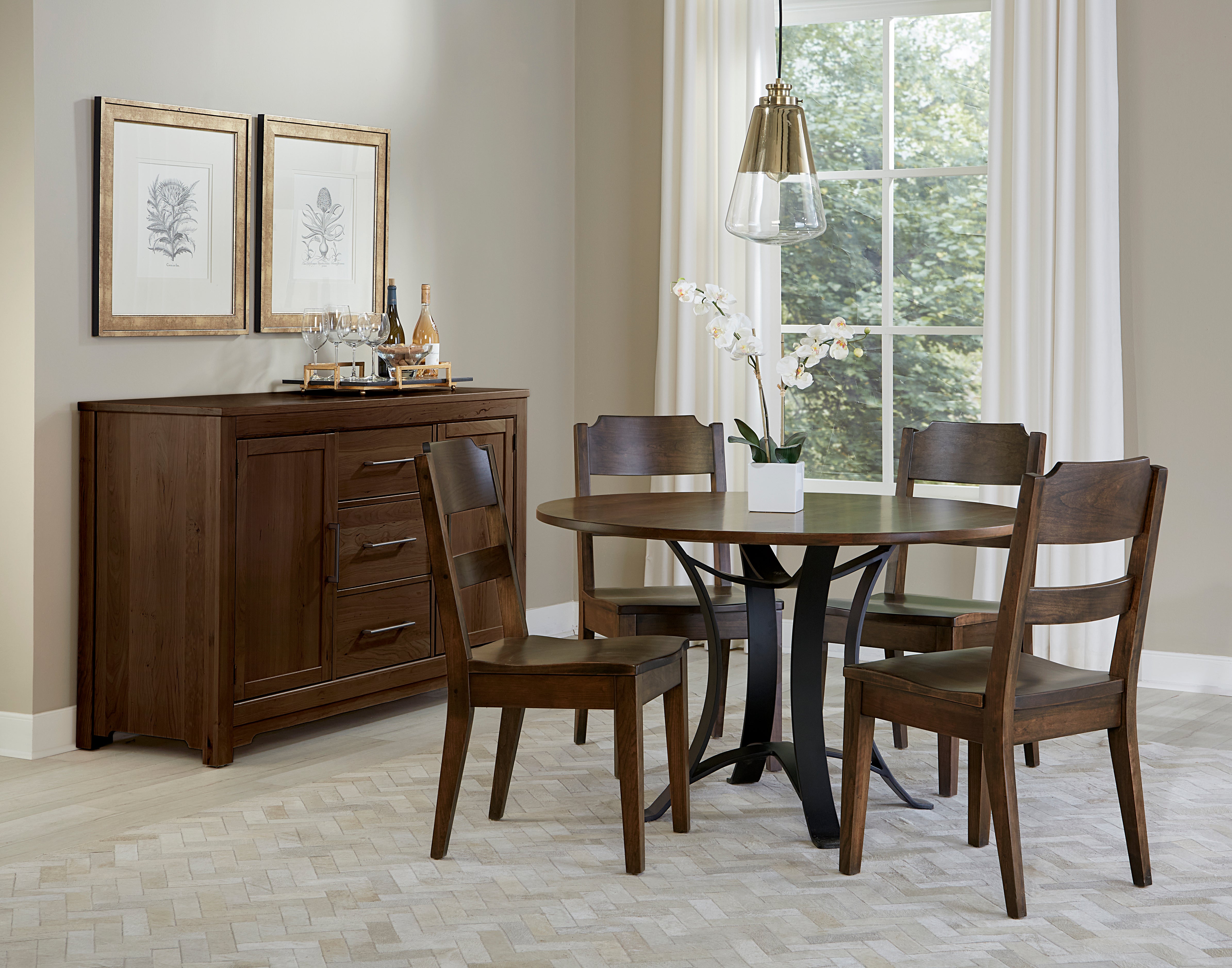 Artisan & Post Crafted Cherry Ladderback Side Chair