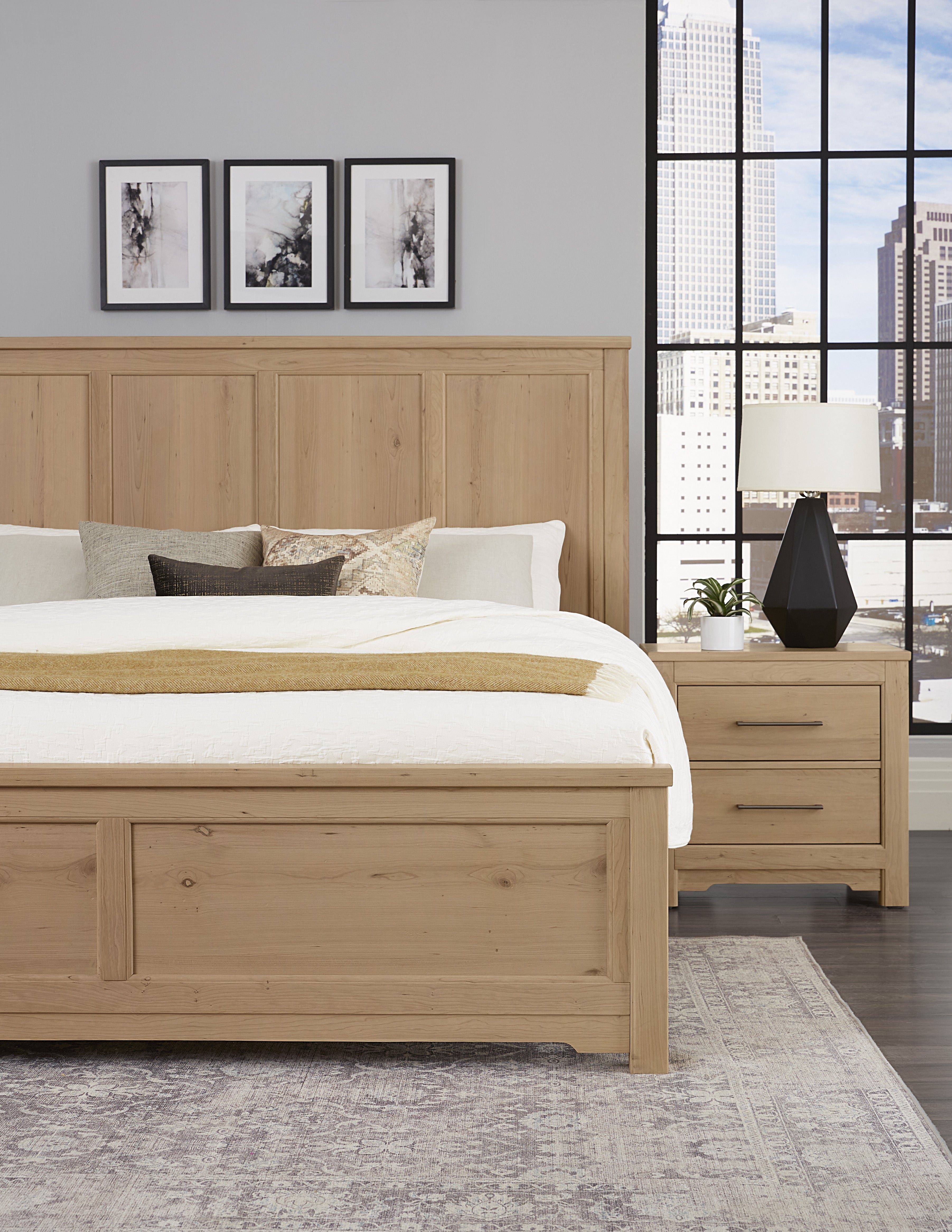 Artisan & Post Crafted Cherry Six Panel Bed