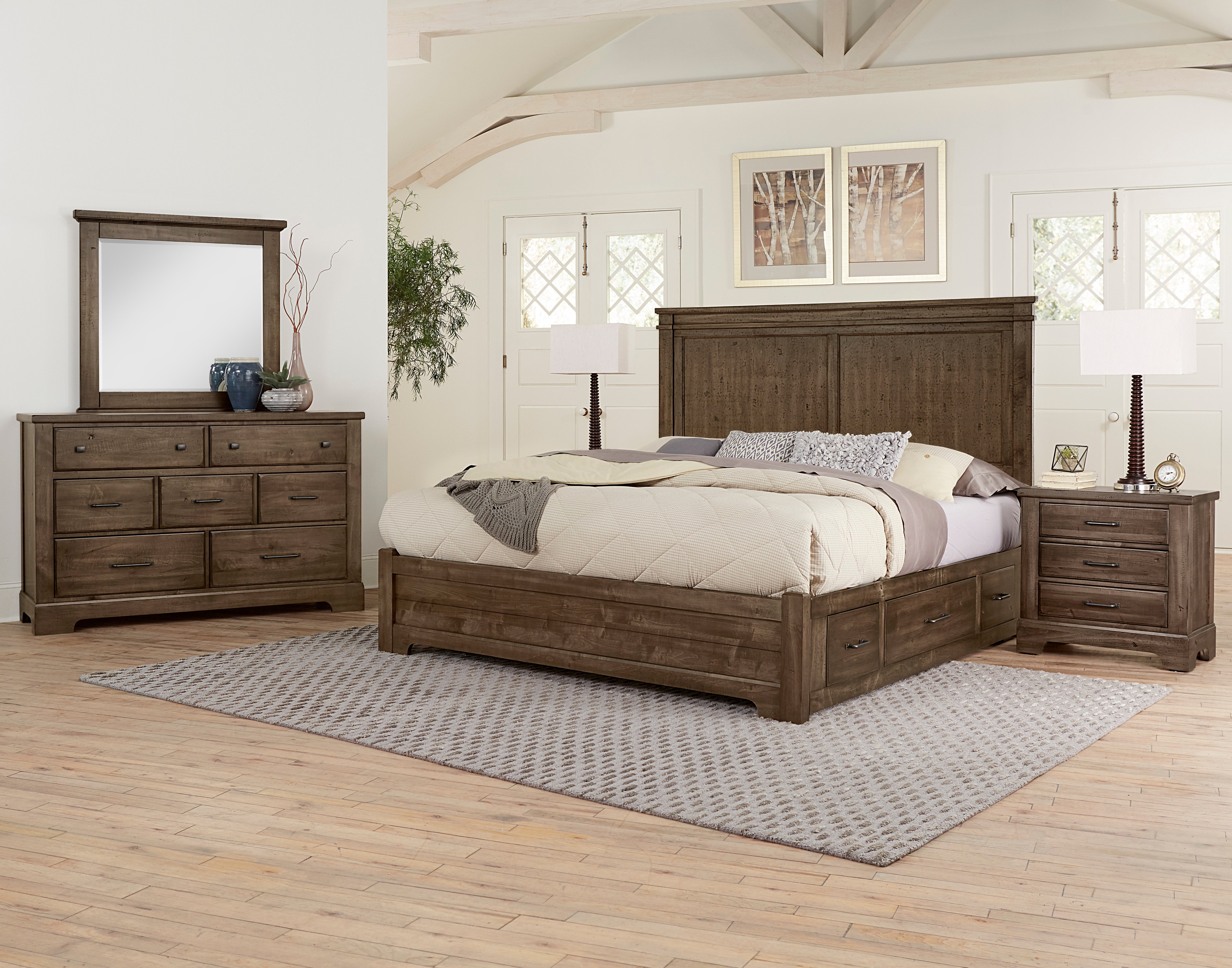 Artisan & Post Cool Rustic Nightstand - 3 Drawer