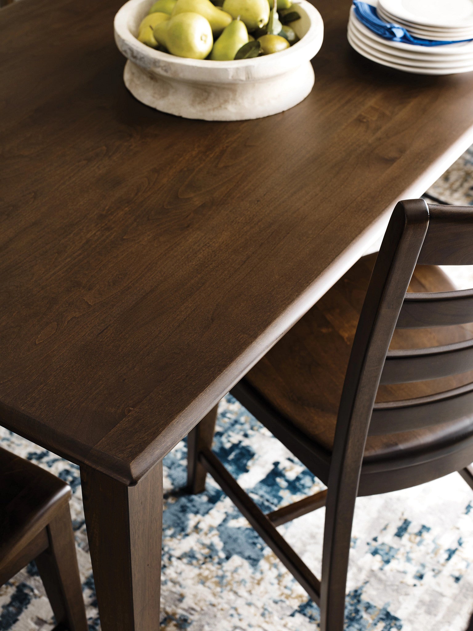Kincaid Furniture Kafe 60" Counter Height Table in Mocha