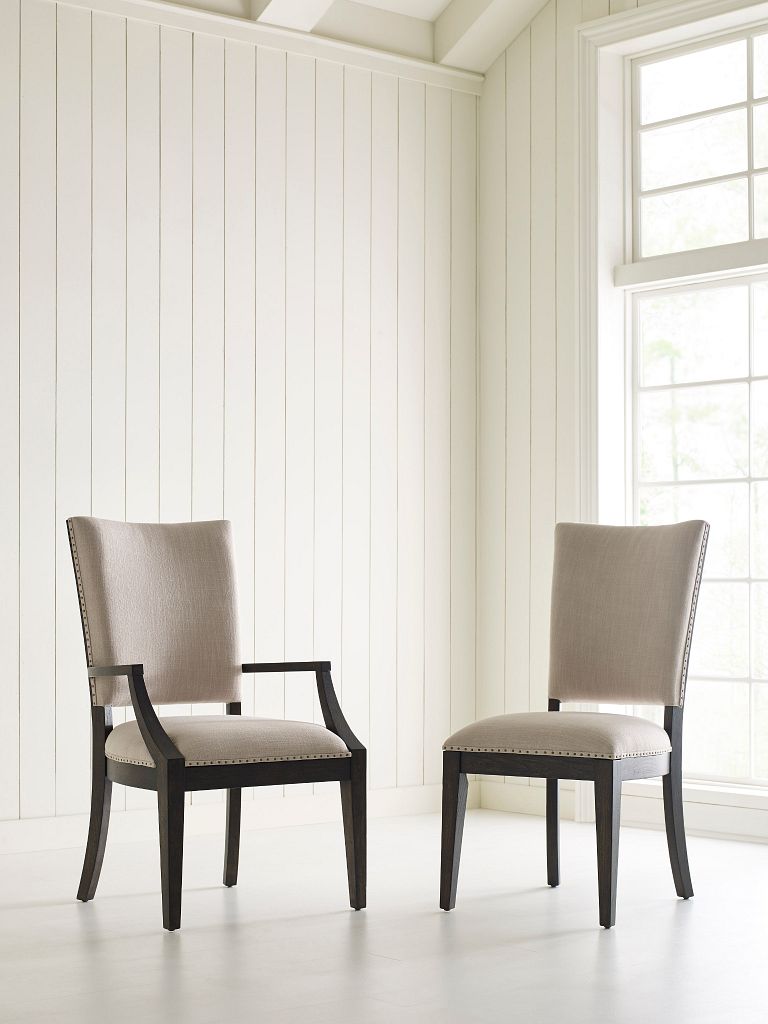 Kincaid Furniture Plank Road Howell Arm Chair in Charcoal