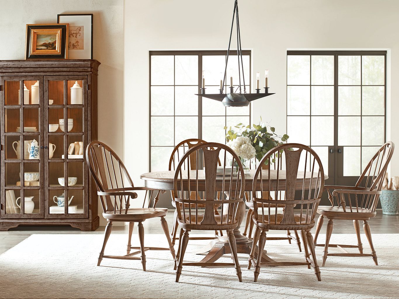 Kincaid Furniture Weatherford Baylis Side Chair in Heather