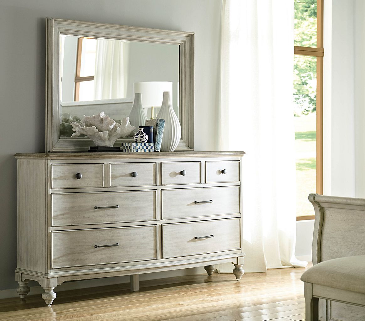 American Drew Litchfield Weymouth Dresser in Sun Washed/Driftwood