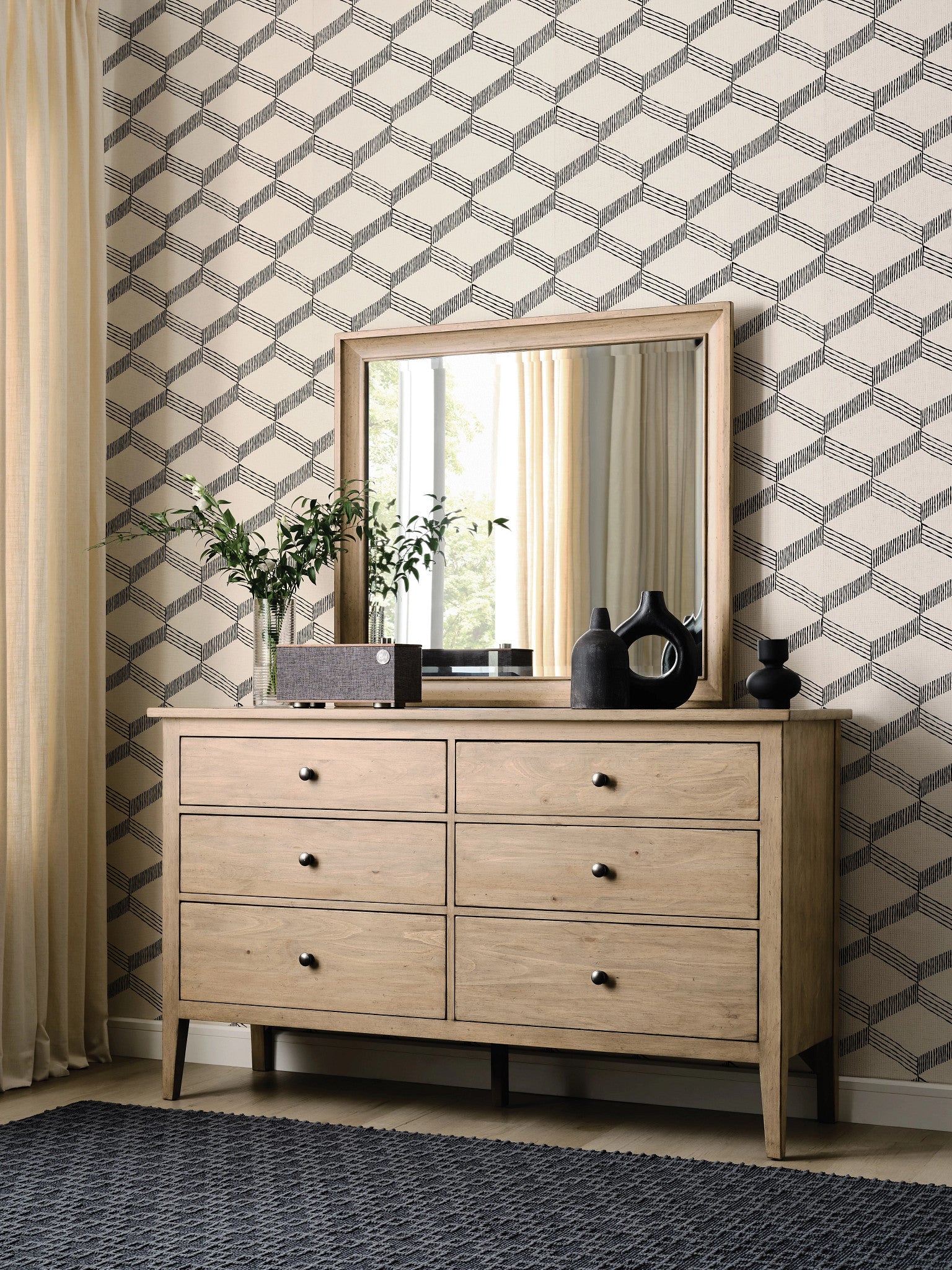 Kincaid Furniture Arbor Glenwood Dresser in Oatmeal