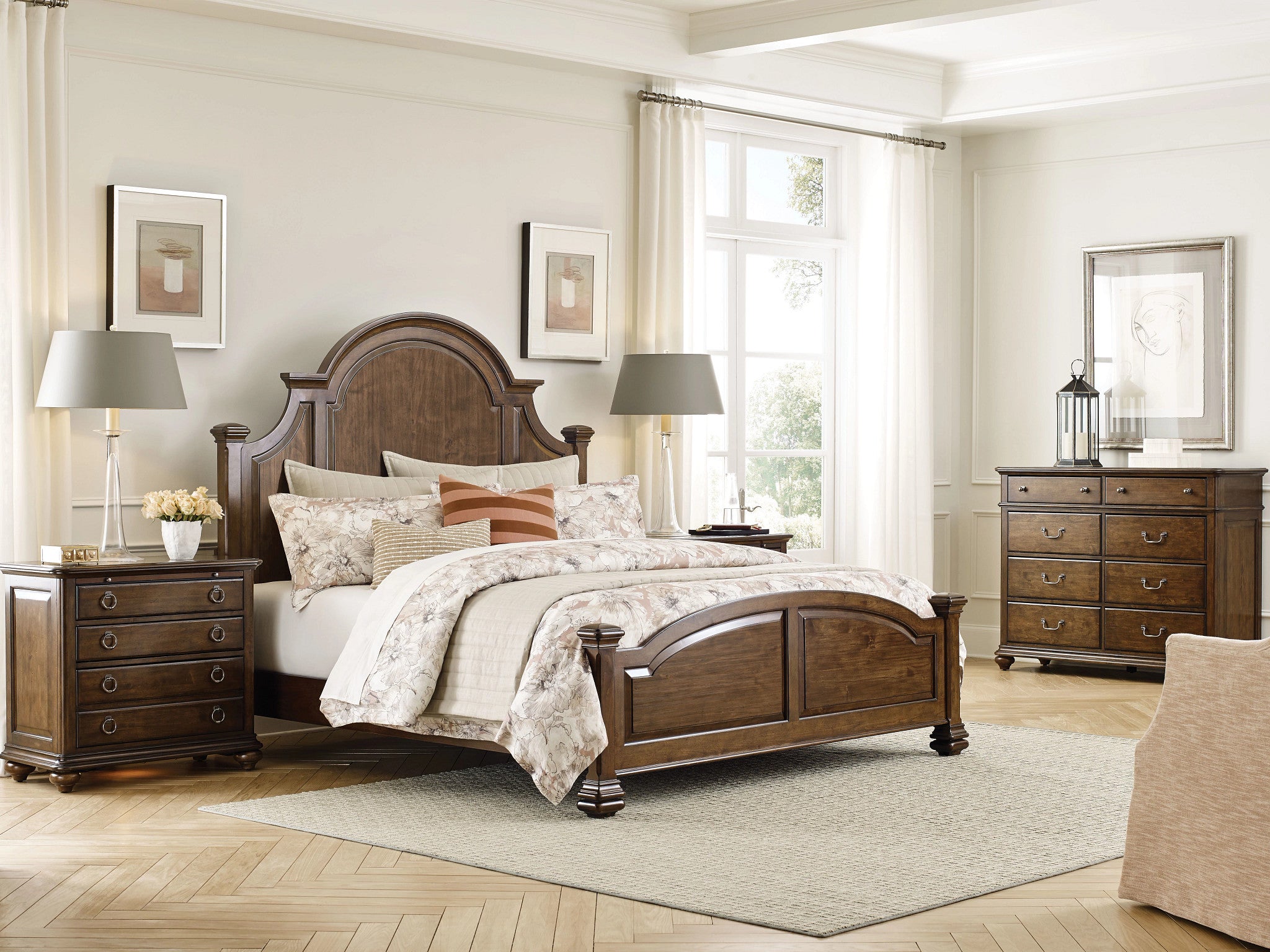 Kincaid Furniture Commonwealth Witham Bureau in Warm Brunette