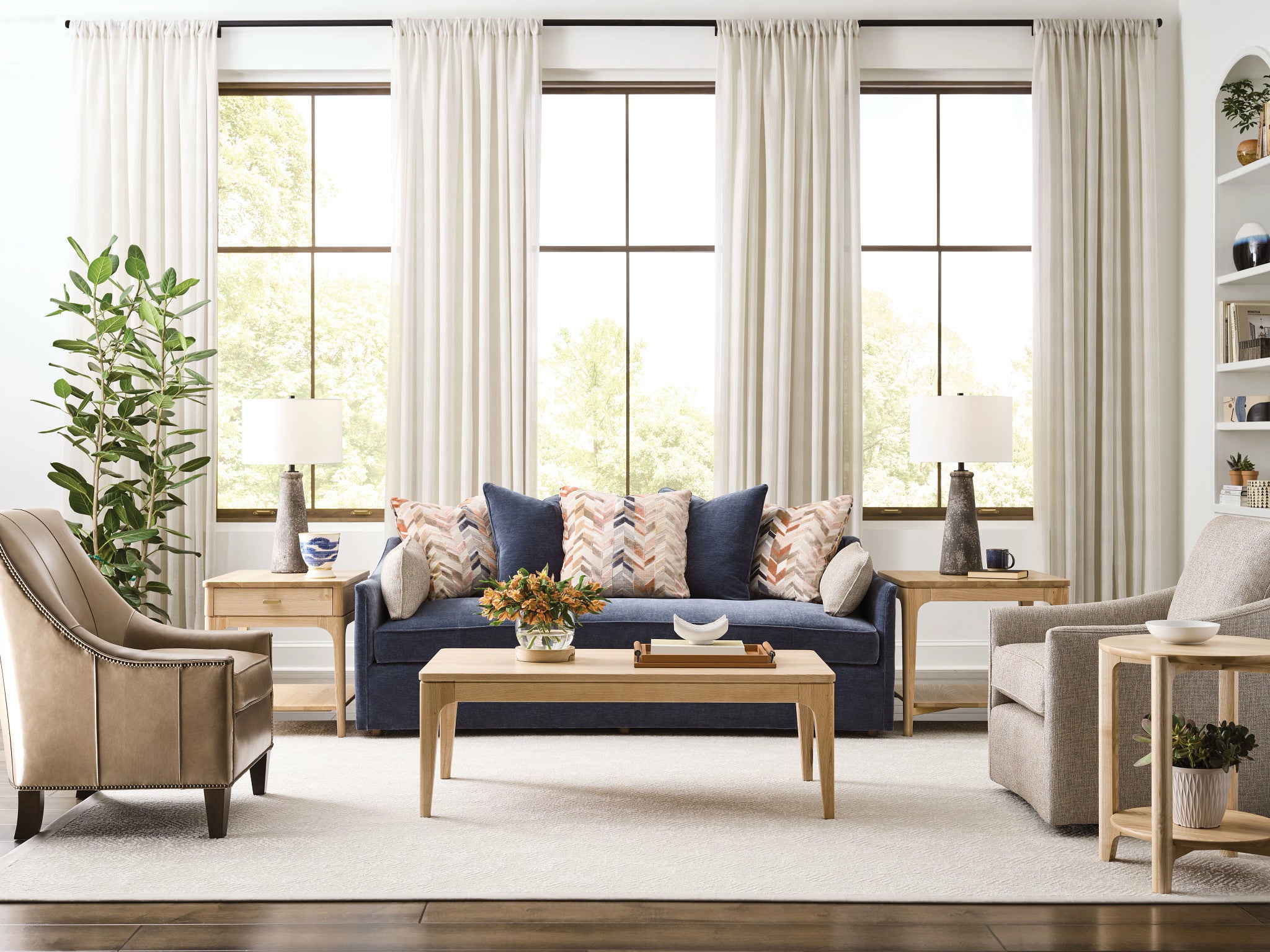 Kincaid Furniture Essence Newport Rectangular Coffee Table in Essence Ash