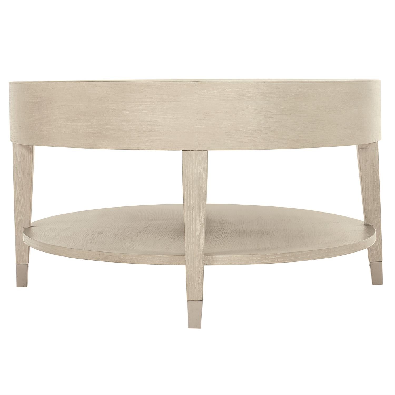 Bernhardt Furniture East Hampton Cocktail Table in Cerused Linen