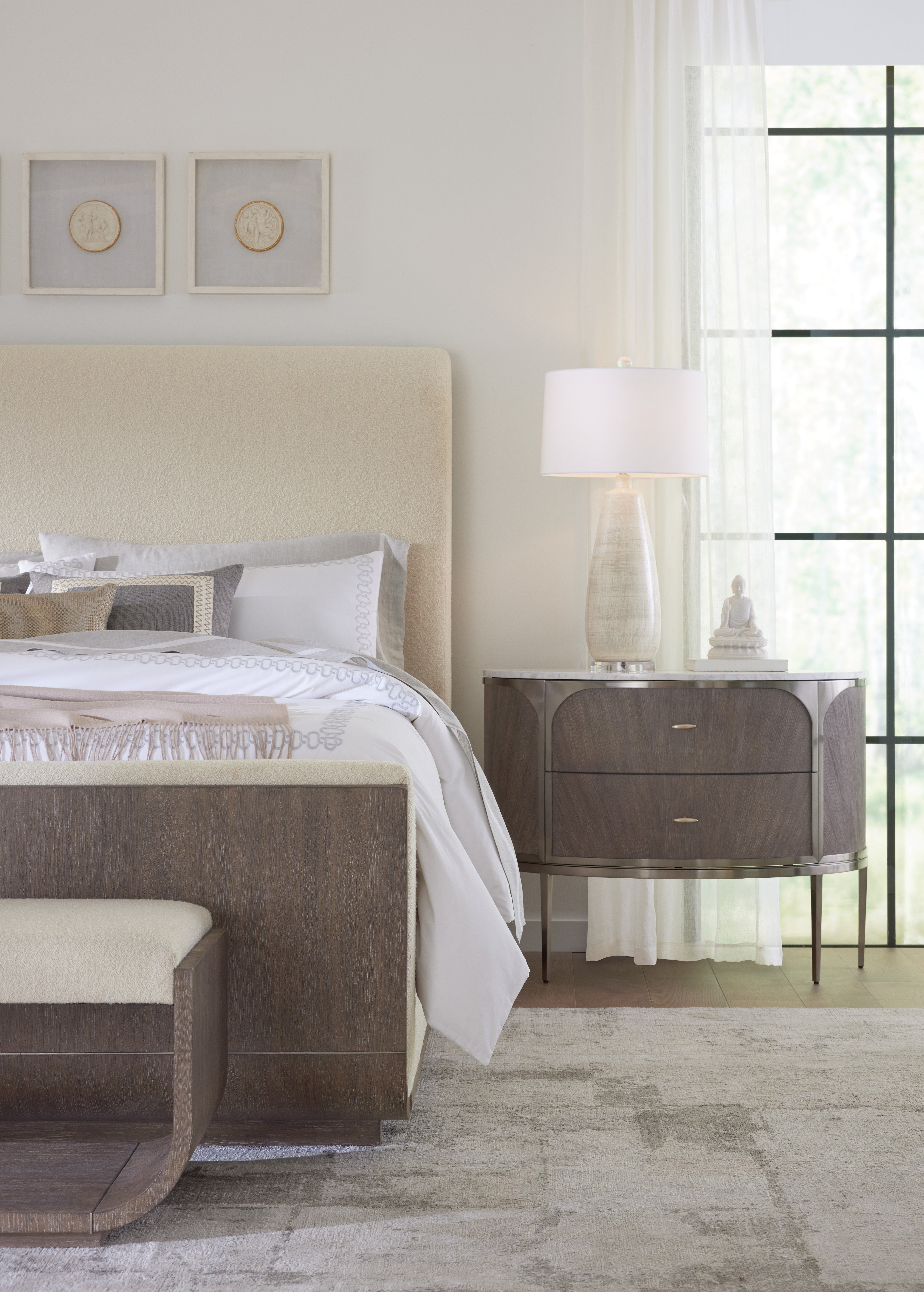 Hooker Furniture Modern Mood Bed Bench