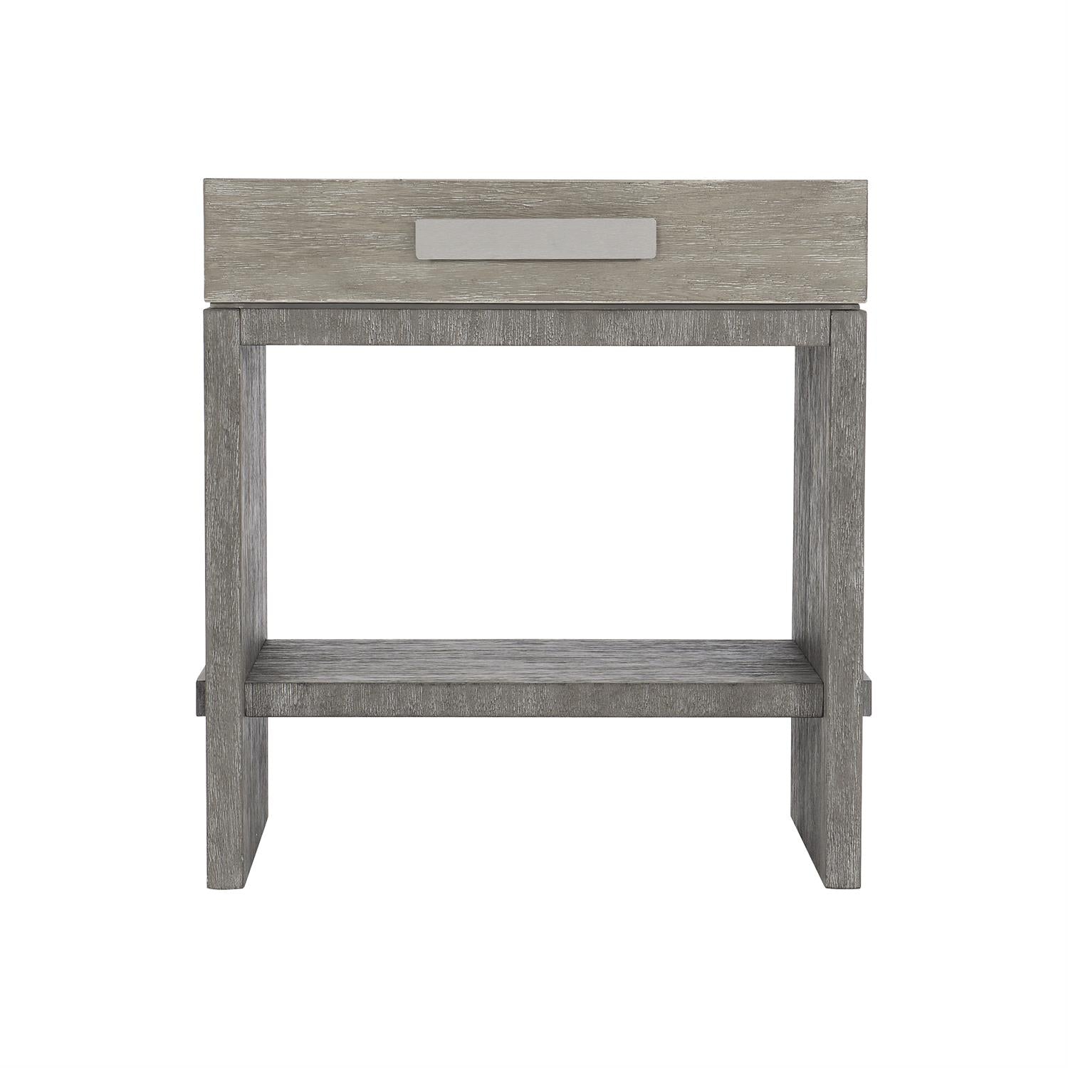 Bernhardt Furniture Foundations Nightstand in Dark & Light Shale