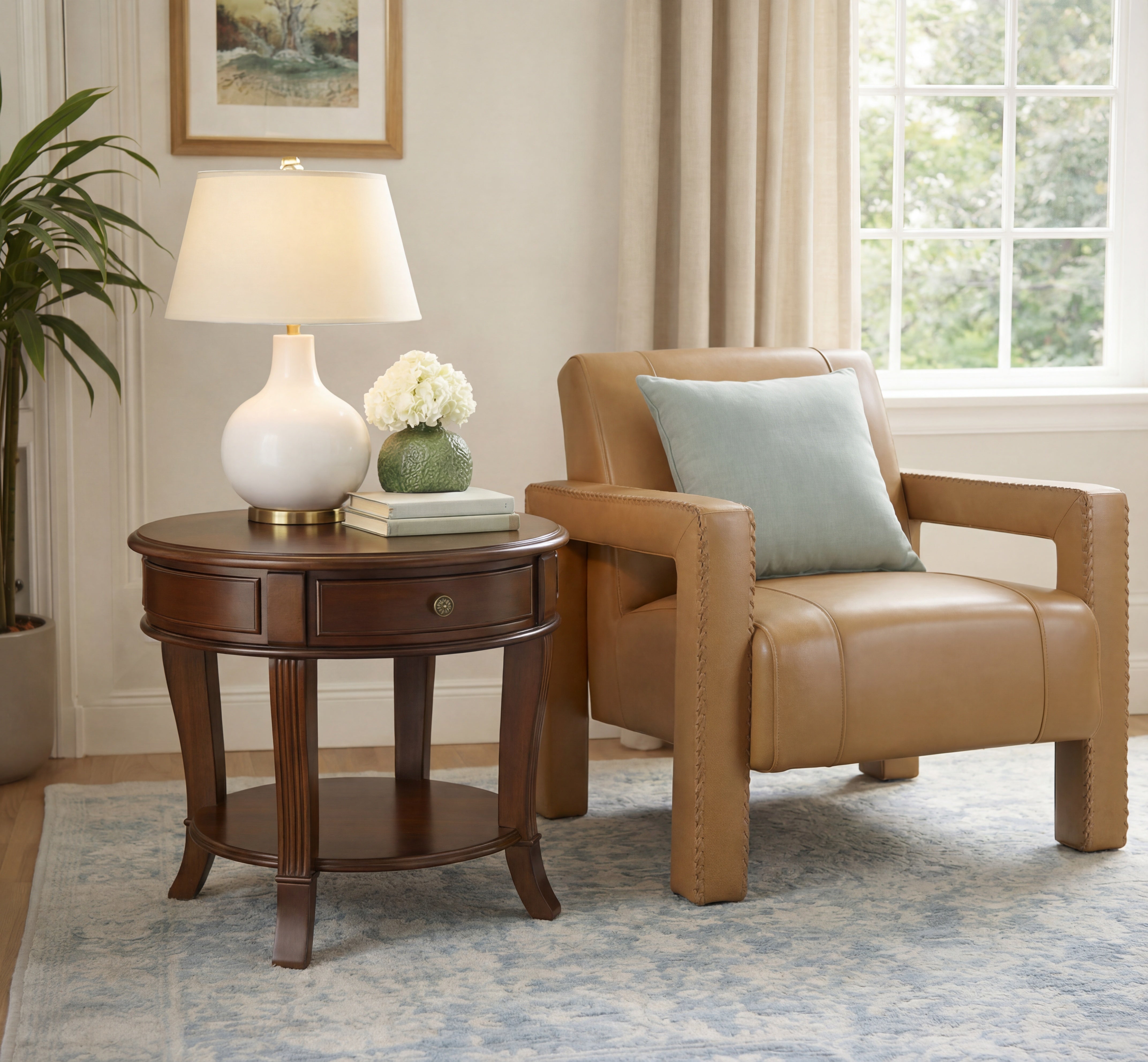 Hooker Furniture Covette Accent Chair in Brown