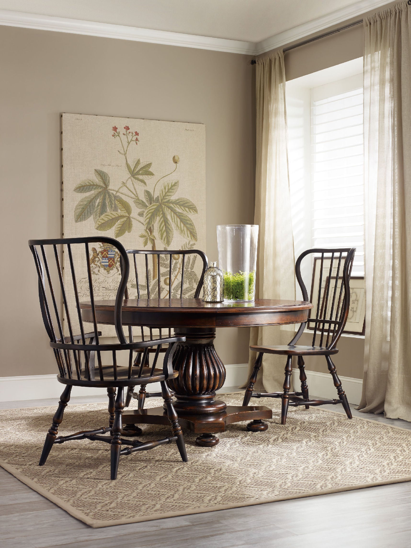 Hooker Furniture Sanctuary Spindle Arm Chair