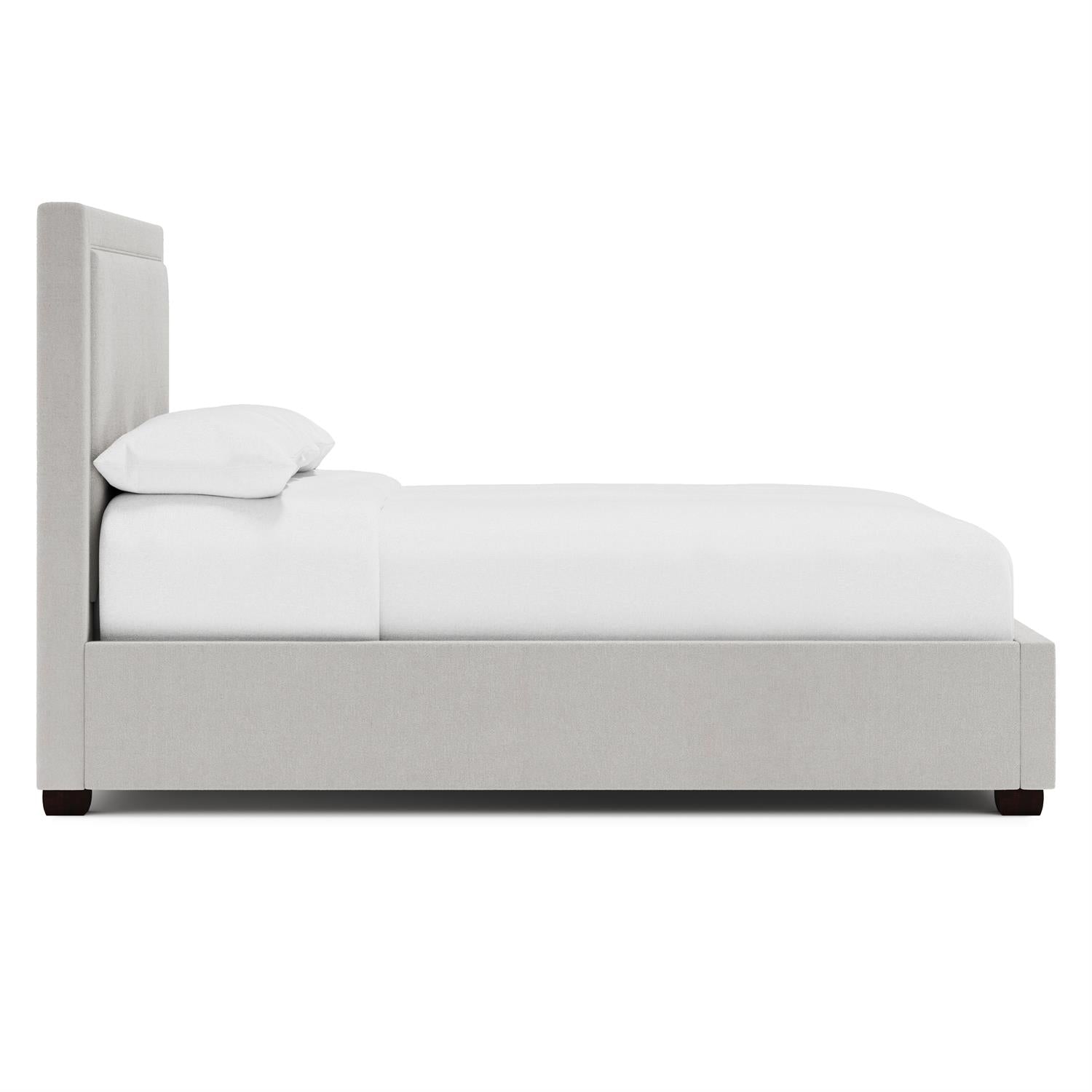 Bernhardt Furniture Morgan Fabric Panel Bed in Espresso