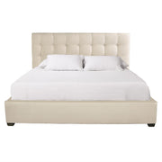 Bernhardt Furniture Avery Fabric Panel Bed in Espresso