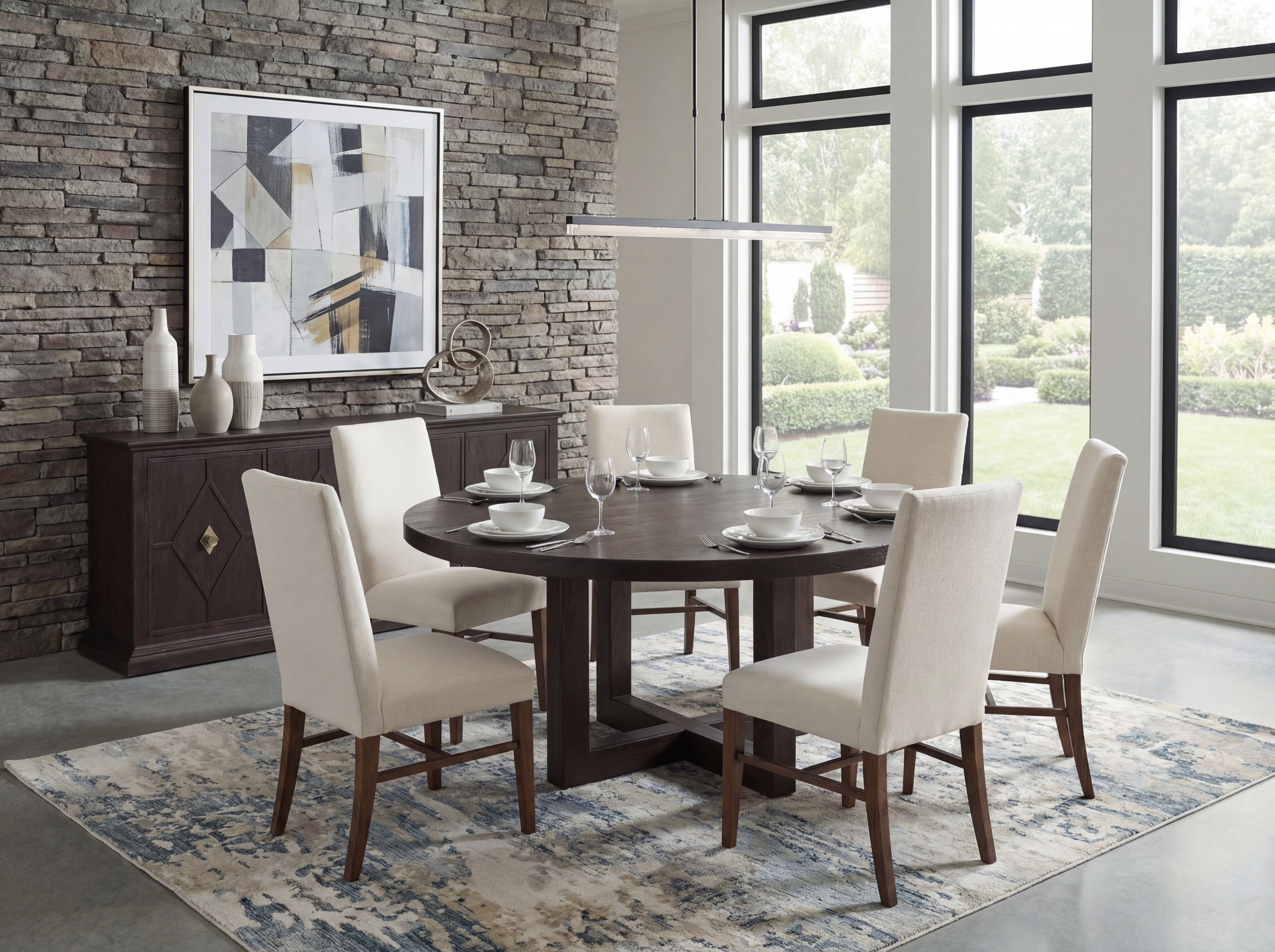Hooker Furniture Driftwood Upholstered Side Chair