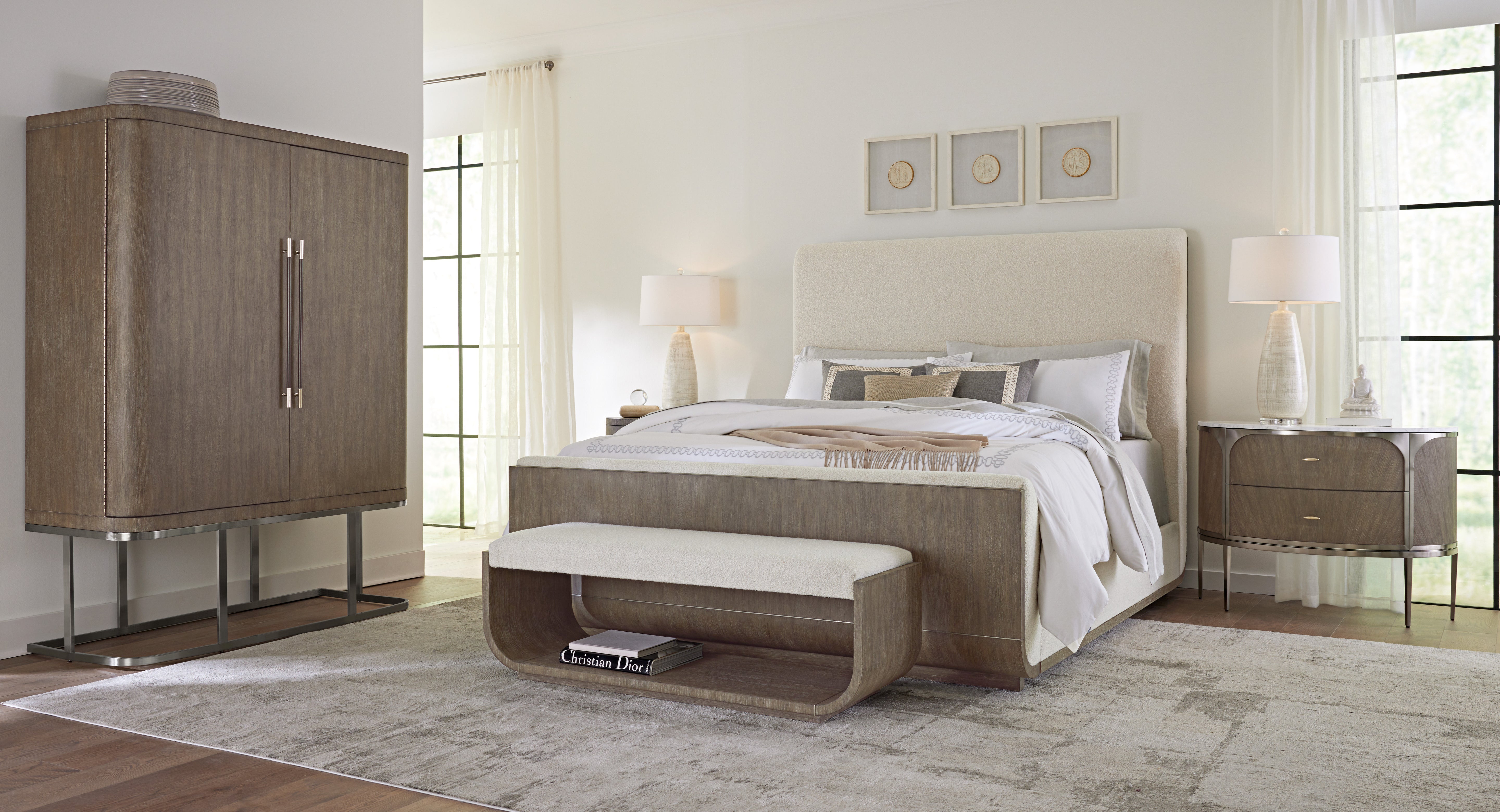 Hooker Furniture Modern Mood Two Drawer Nightstand