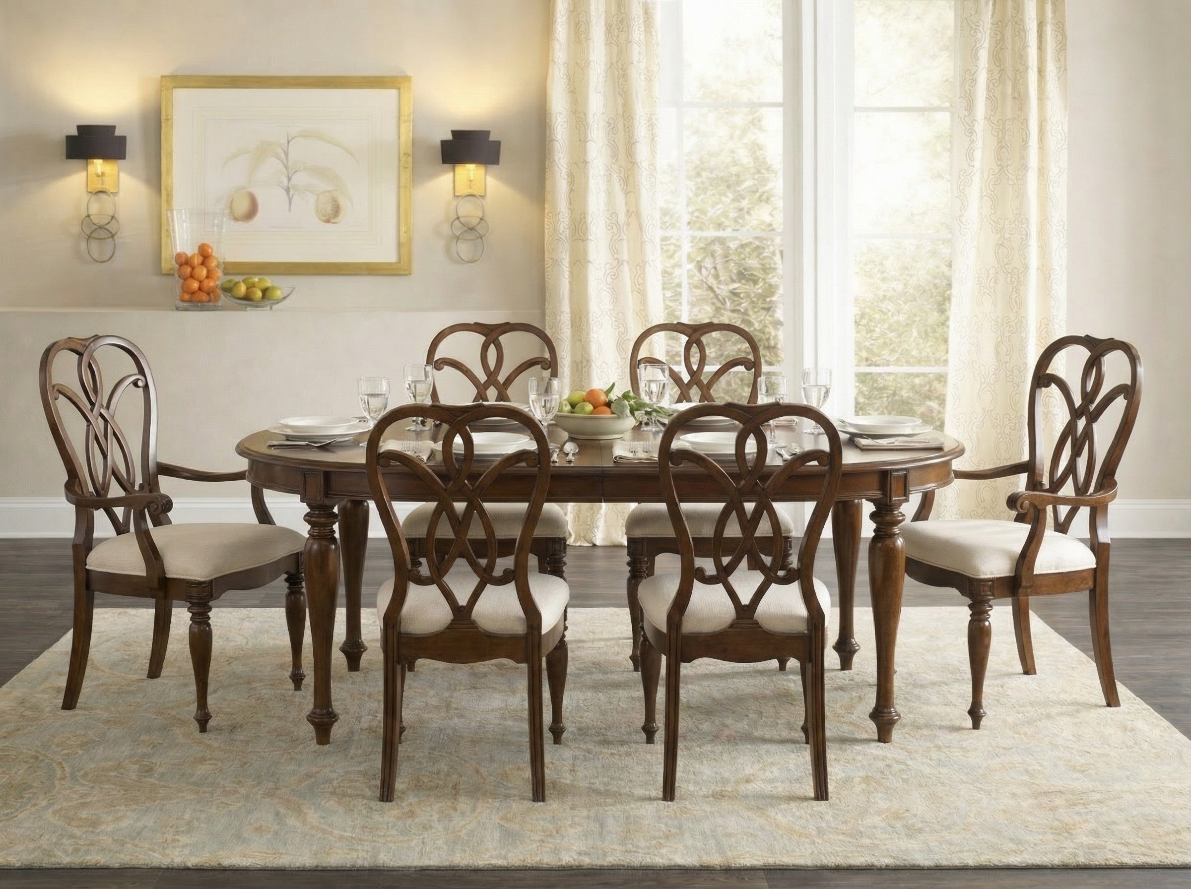 Hooker Furniture Leesburg Splatback Arm Chair