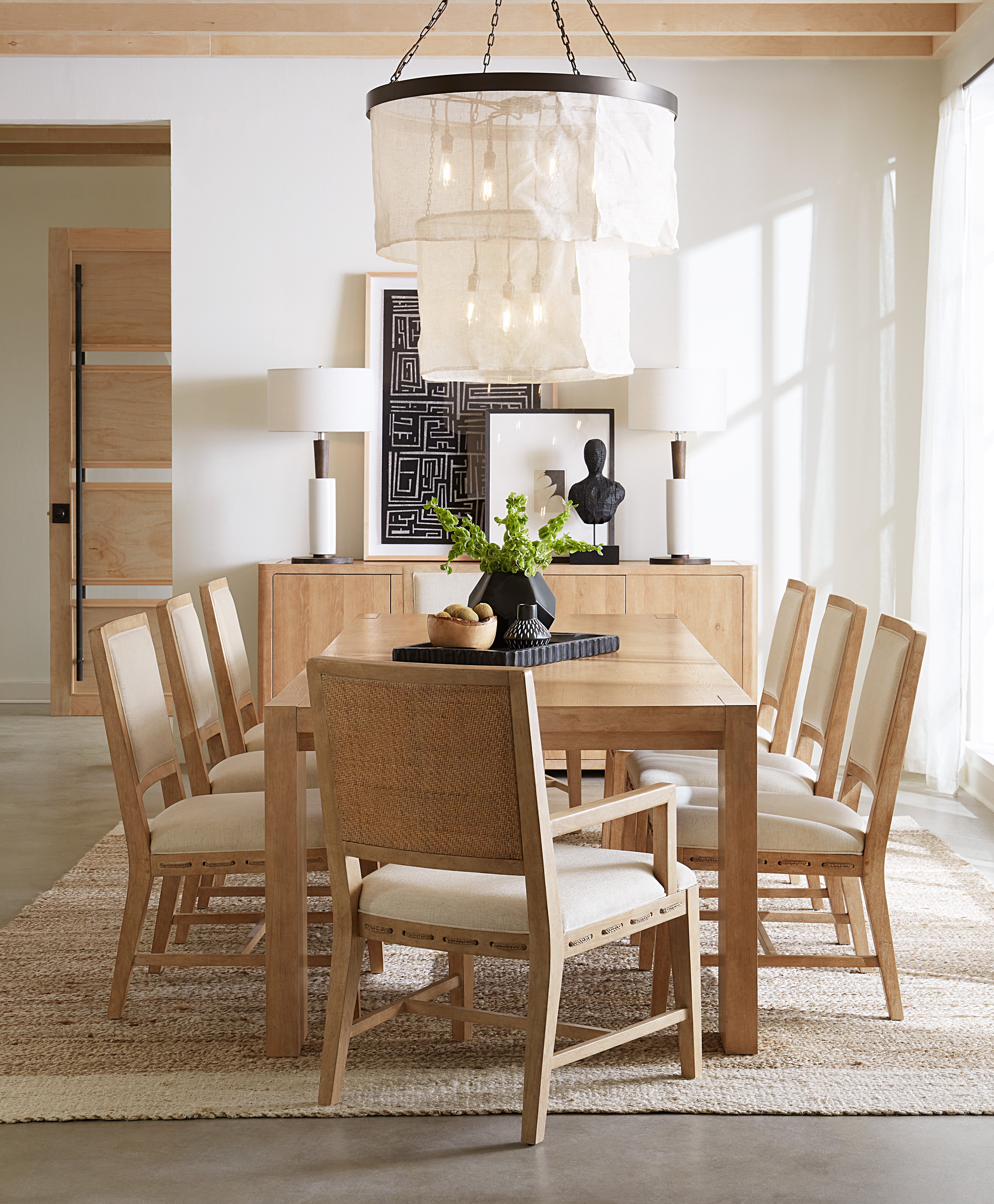 Hooker Furniture Retreat Rectangle Dining Table with 1-22in Leaf