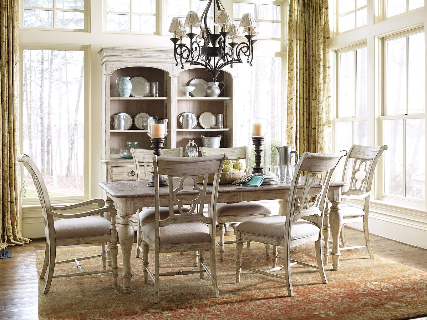 Kincaid Furniture Weatherford Hastings Open Hutch/Buffet in Cornsilk