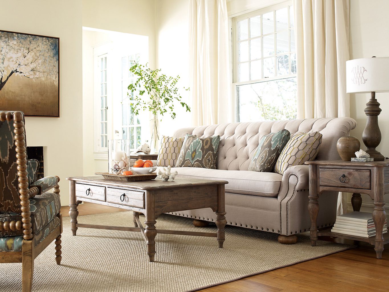 Kincaid Furniture Weatherford End Table in Heather