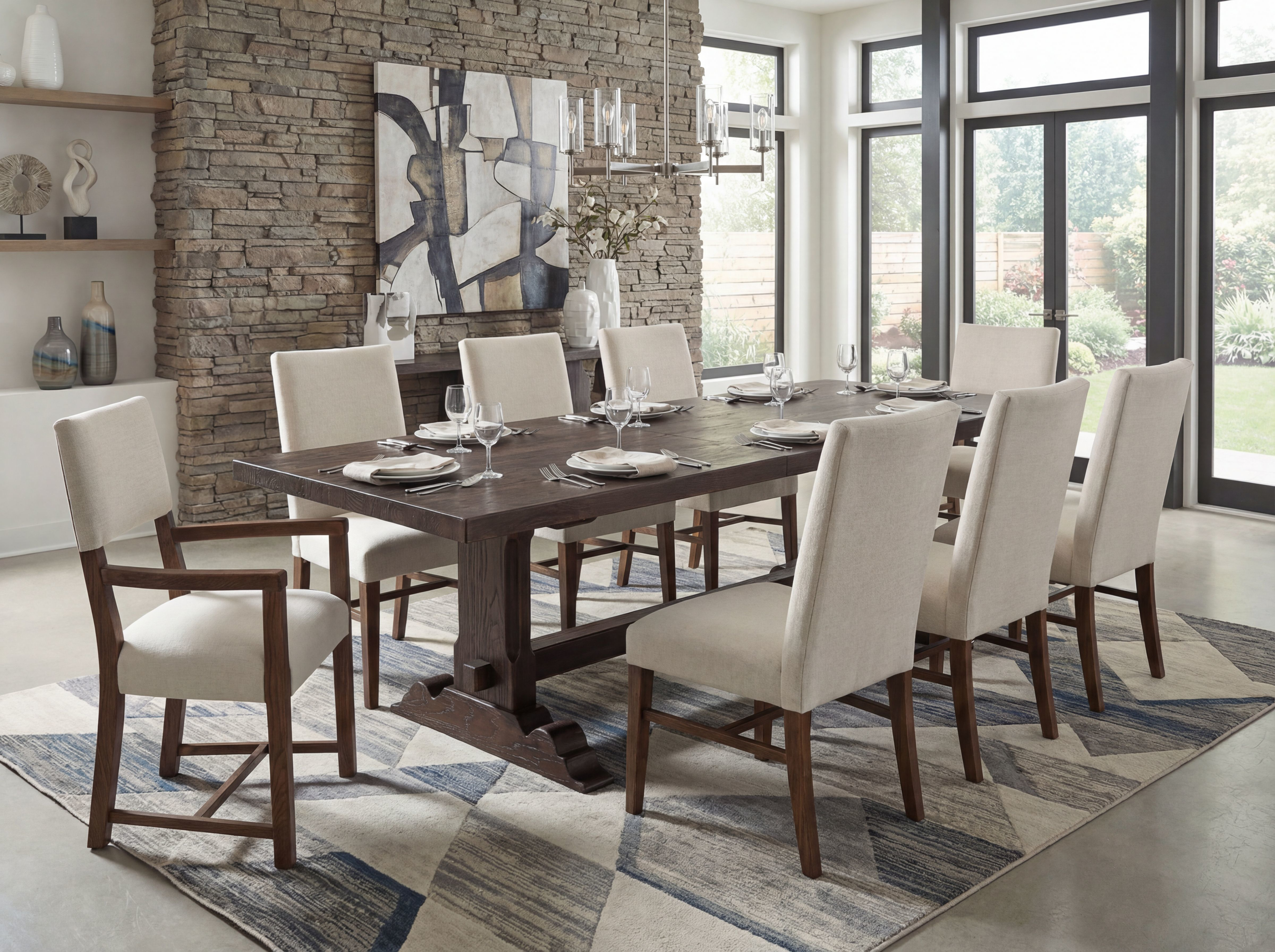 Hooker Furniture Driftwood Upholstered Arm Chair