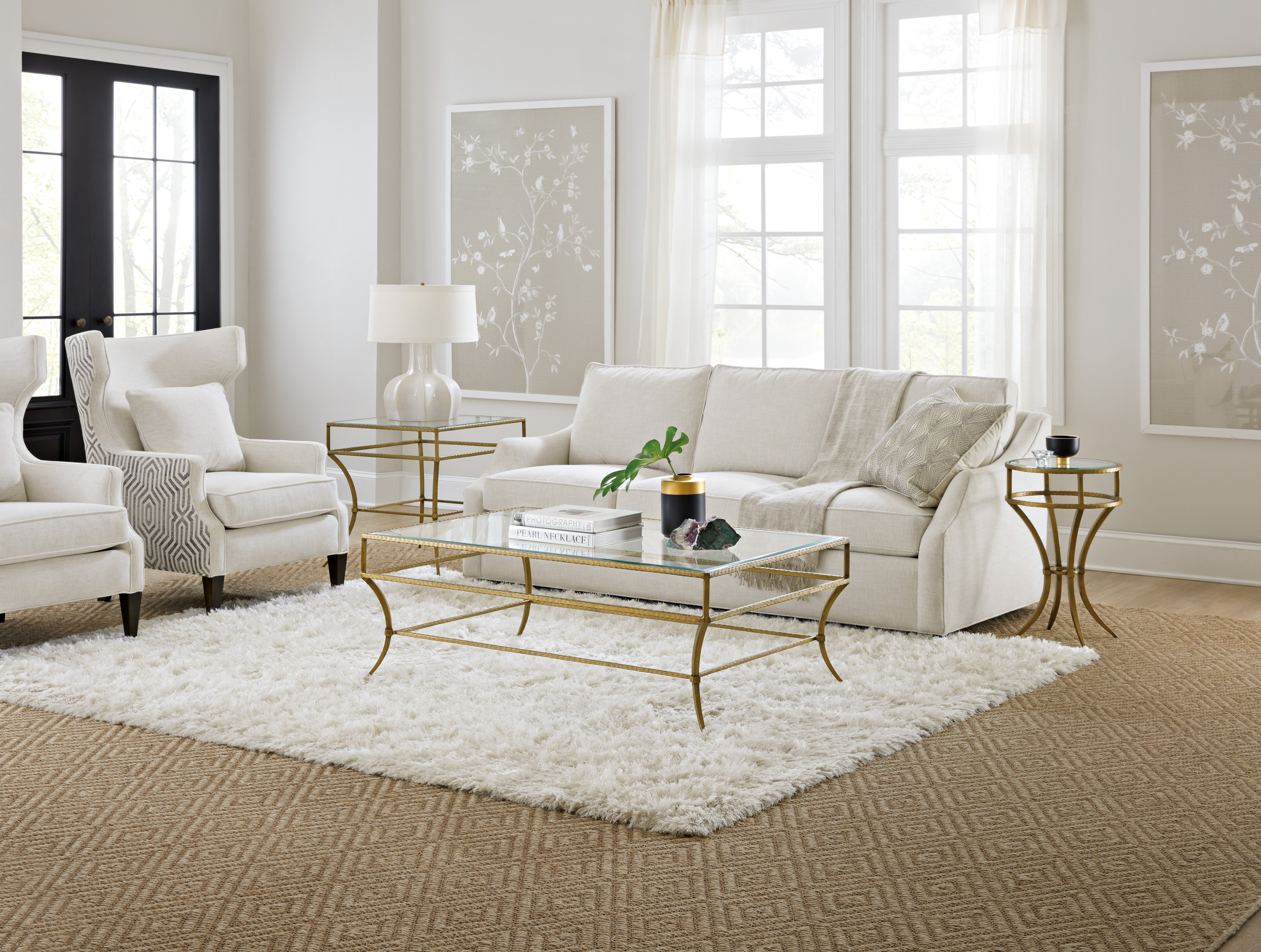 Hooker Furniture Laureng Martini Table in Gold