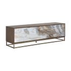 Sunpan Fuentes Storage Cabinet in Brass