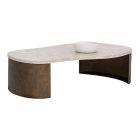 Sunpan Nafisa Coffee Table in Antique Bronze