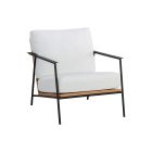 Sunpan Outdoor Milan Armchair in Stinson White