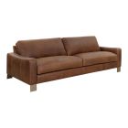 Sunpan Rafael Sofa in Lucia Tobacco Leather
