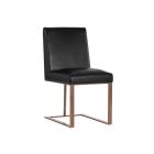 Sunpan Dean Dining Chair in Antique Brass - Cantina Black