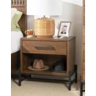 Legacy Classic Midland Open Nightstand in Warm Amber