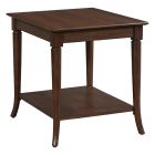Fairfield Chair Campaigna Rectangular End Table in Café Mocha
