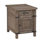 Kincaid Furniture Foundry Chairside Table in Driftwood