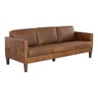 Sunpan Karmelo Sofa in Cognac Leather