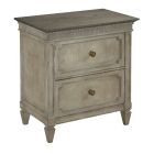 American Drew Savona Ax Two Drawer Nightstand in Versaille