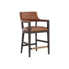 Sunpan Brylea Counter Stool in Brown - Shalimar Tobacco Leather