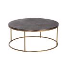 Sunpan Enya Coffee Table in Brass
