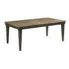 Kincaid Furniture Plank Road Rankin Rectangular Leg Table in Charcoal