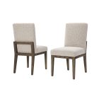 Artisan & Post Dovetail Uph Side Chair Grey Fabric  