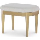 Legacy Classic Chelsea By Rr Stool in White with Gold Accents