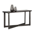 Sunpan Marley Console Table in Antique Gunmetal