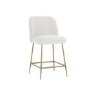 Sunpan Kelty Counter Stool in Gold - Copenhagen White