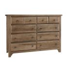 Vaughan Bassett Cool Farmhouse Dresser - 8 Drawer