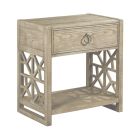 American Drew Vista Delray Open Nightstand in Oyster