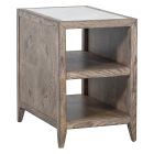 Fairfield Chair Arcadian Rectangular End Table in Carrara