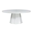 Fairfield Chair East Camden Scalloped Dining Table in Pearl