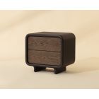 Sunpan Koa Nightstand in Charcoal