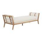 Sunpan Adelina Daybed in Heather Ivory Tweed